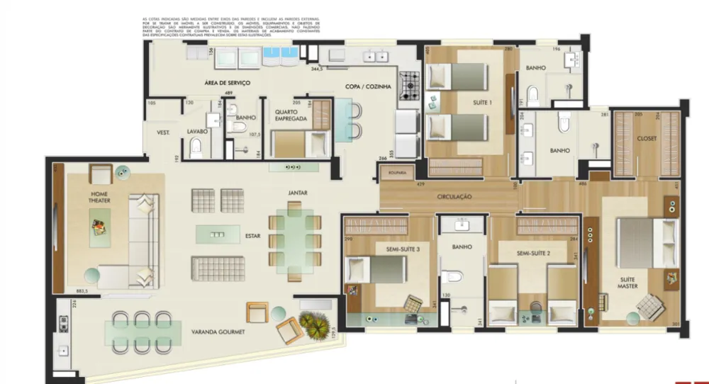 Apartamento, 4 quartos, 166 m² - Foto 2