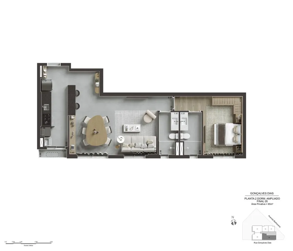 Apartamento, 2 quartos, 66 m² - Foto 20