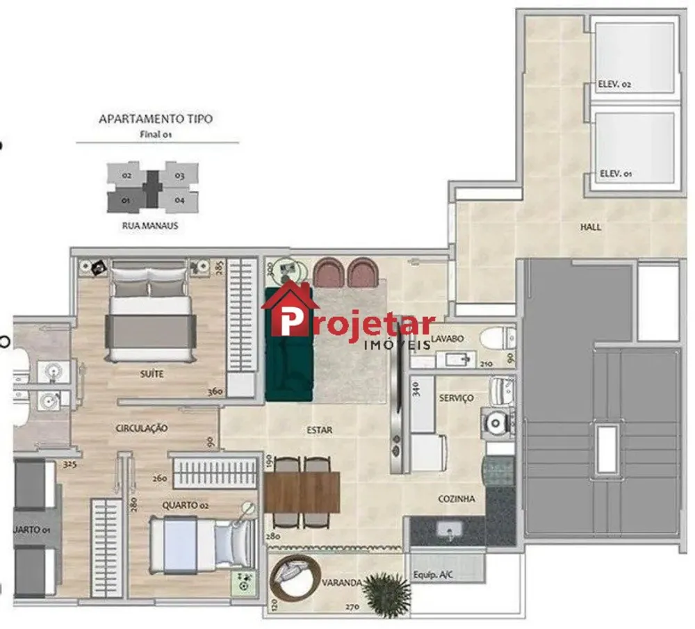 Apartamento, 3 quartos, 73 m² - Foto 6