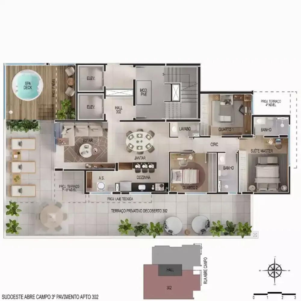 Apartamento, 4 quartos, 129 m² - Foto 4