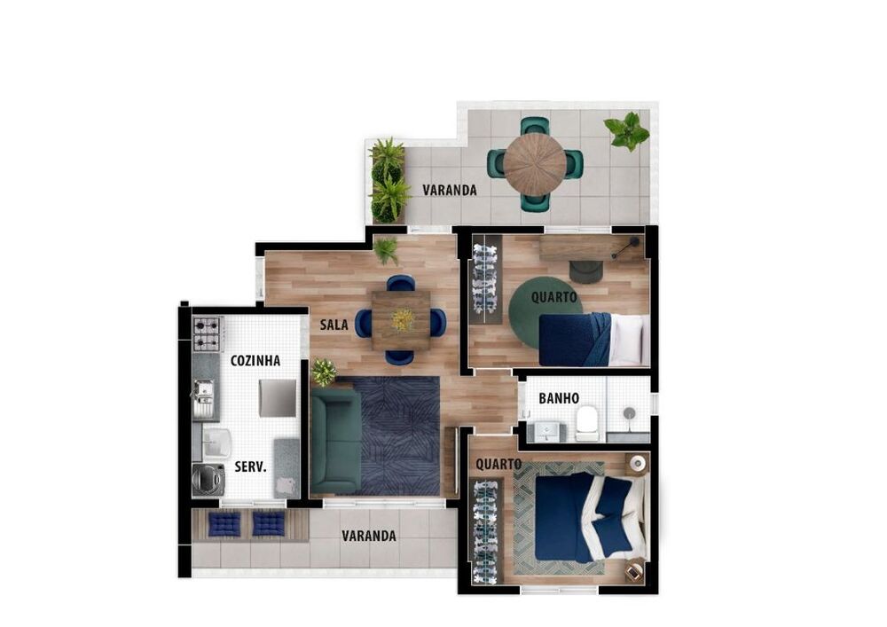 Apartamento à venda com 2 quartos, 96m² - Foto 4