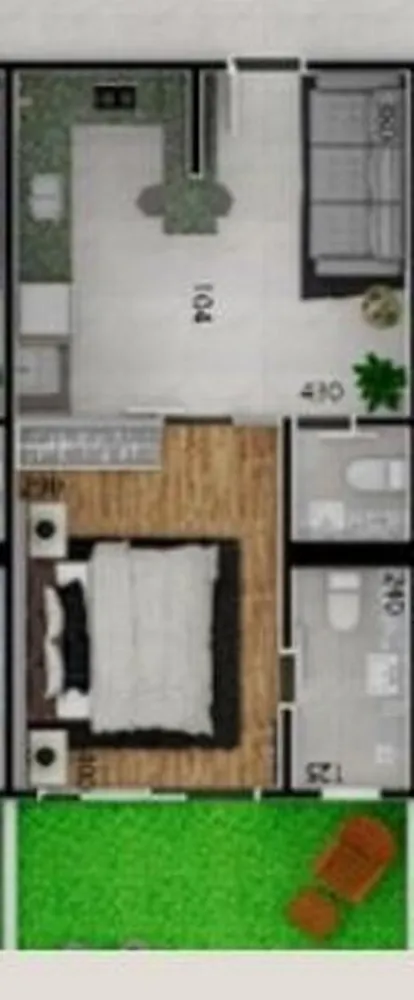 Apartamento, 1 quarto, 80 m² - Foto 2