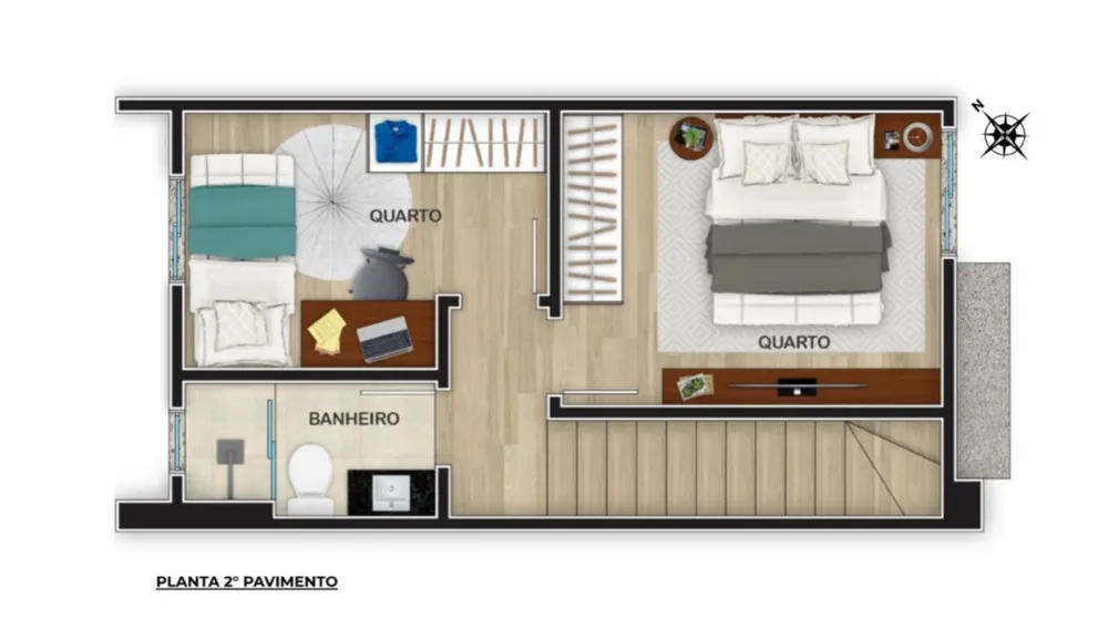 Casa, 2 quartos, 68 m² - Foto 10