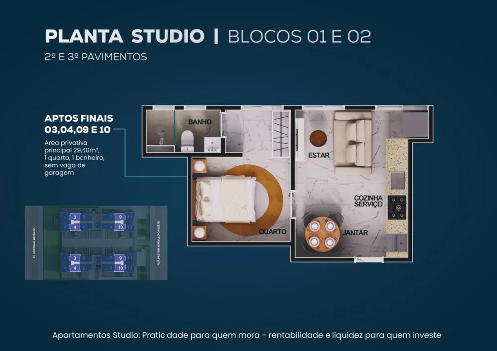 Apartamento, 2 quartos, 45 m² - Foto 7