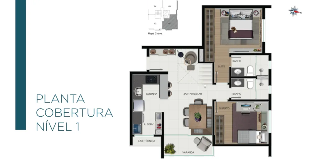 Apartamento, 2 quartos, 65 m² - Foto 6