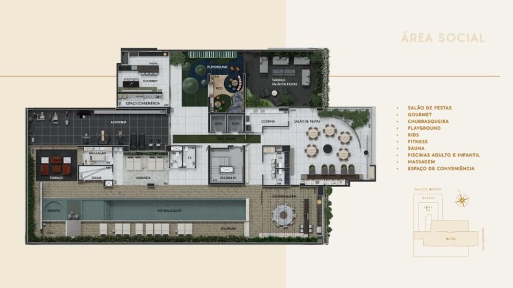 Apartamento à venda com 4 quartos, 201m² - Foto 2
