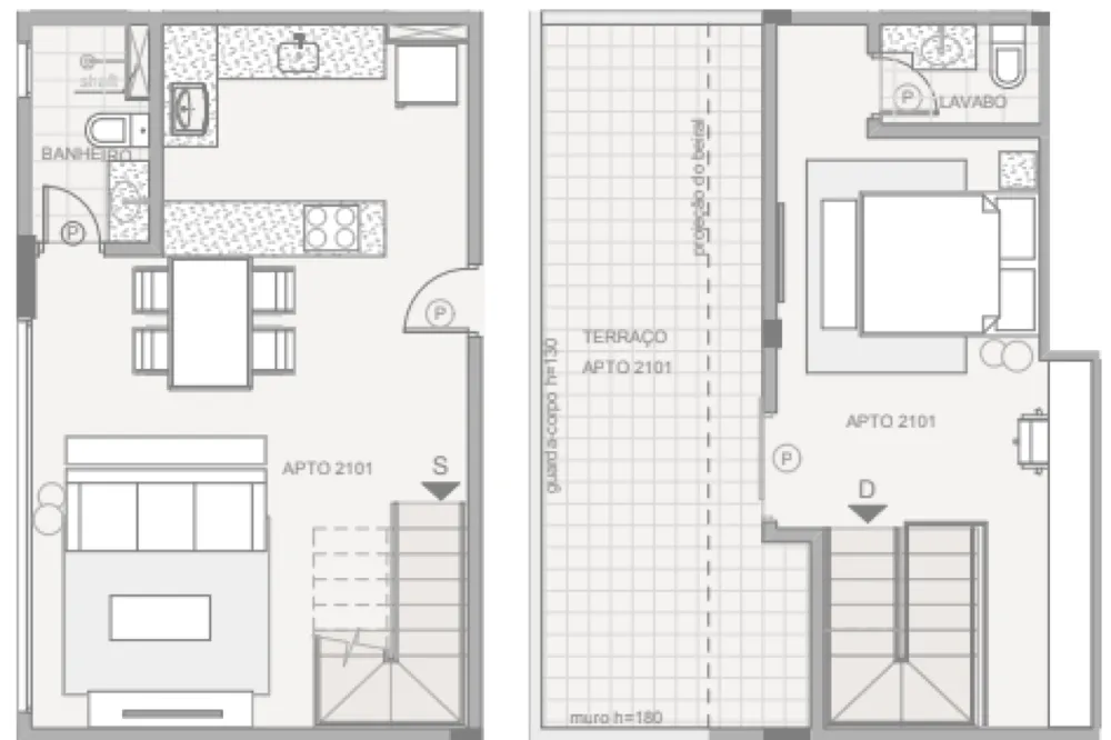 Cobertura, 1 quarto, 67 m² - Foto 6