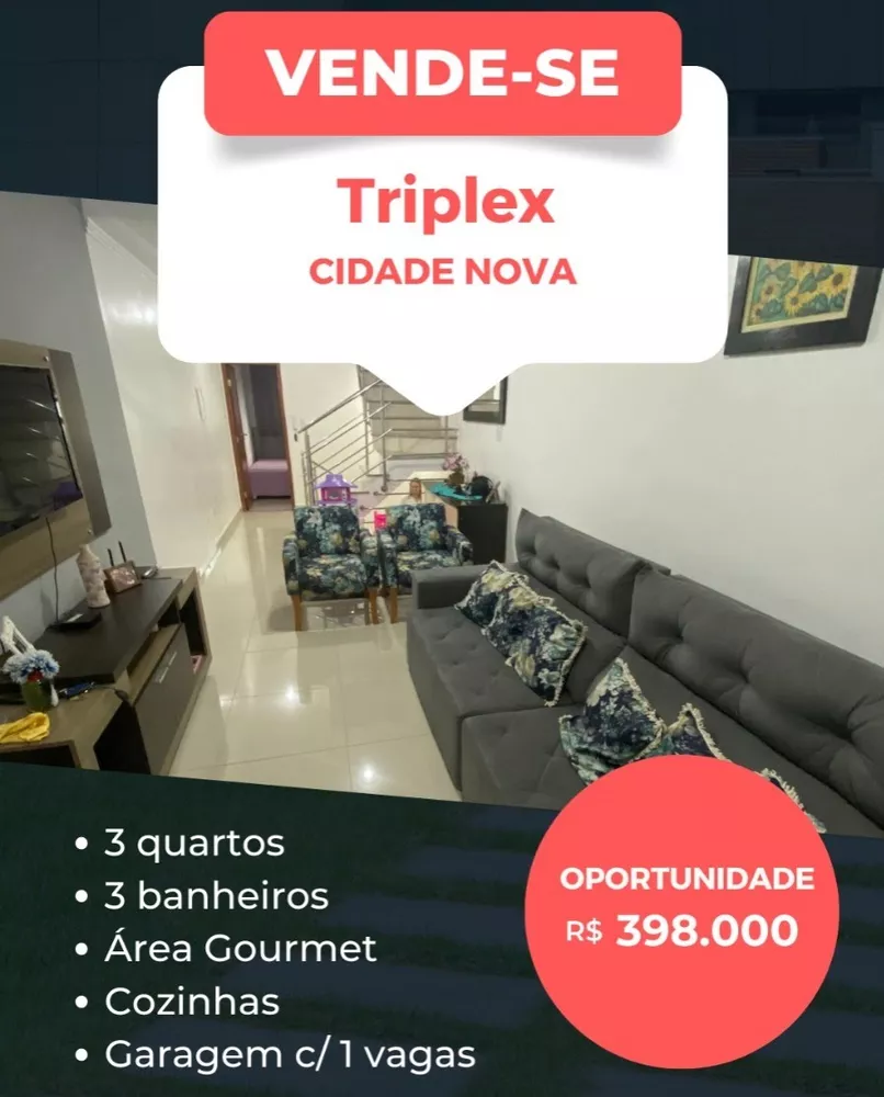 Casa à venda com 3 quartos, 120m² - Foto 1