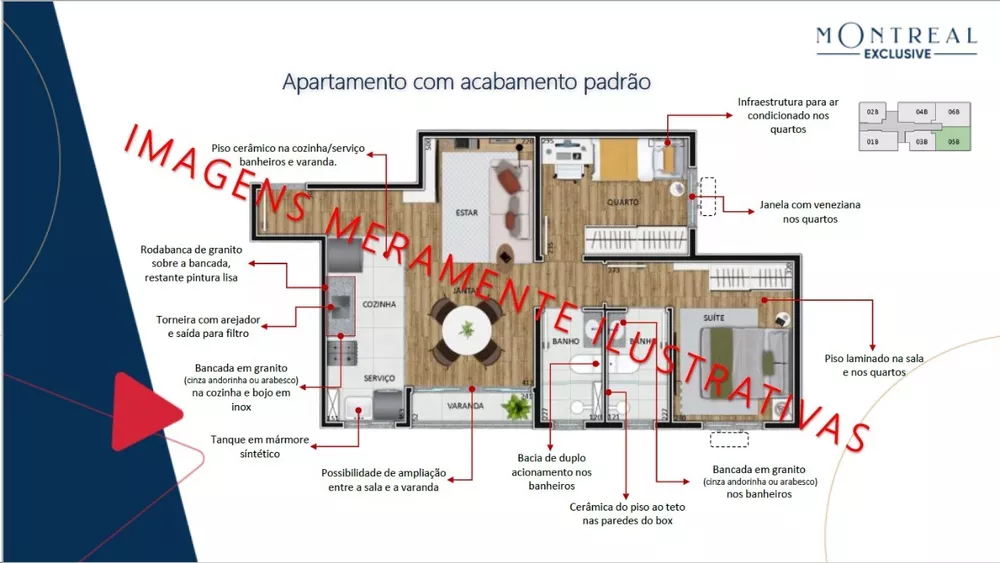 Apartamento à venda com 2 quartos, 53m² - Foto 2