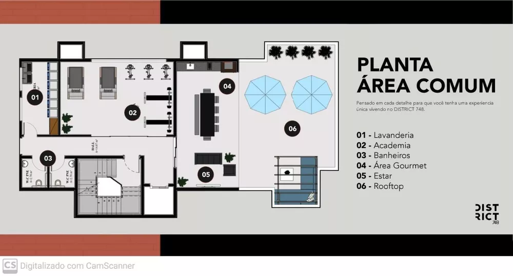 Apartamento à venda com 1 quarto, 35m² - Foto 1