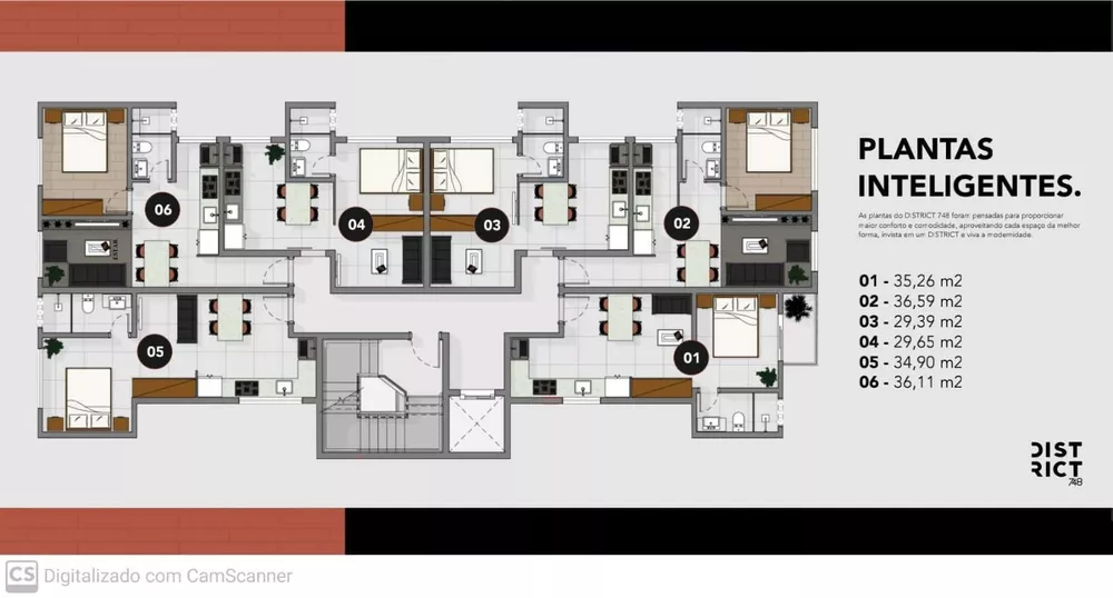 Apartamento à venda com 1 quarto, 35m² - Foto 12