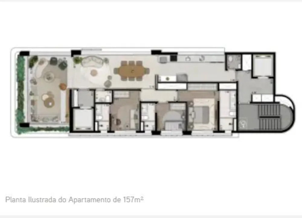 Apartamento, 3 quartos, 157 m² - Foto 6