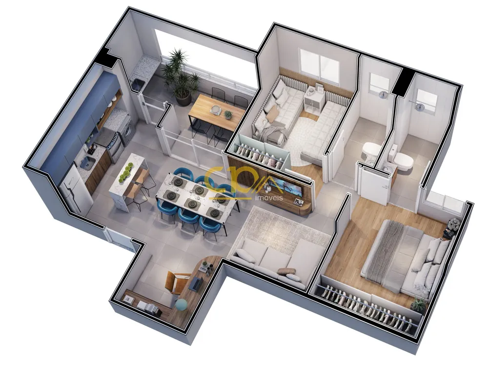 Apartamento, 3 quartos, 65 m² - Foto 3
