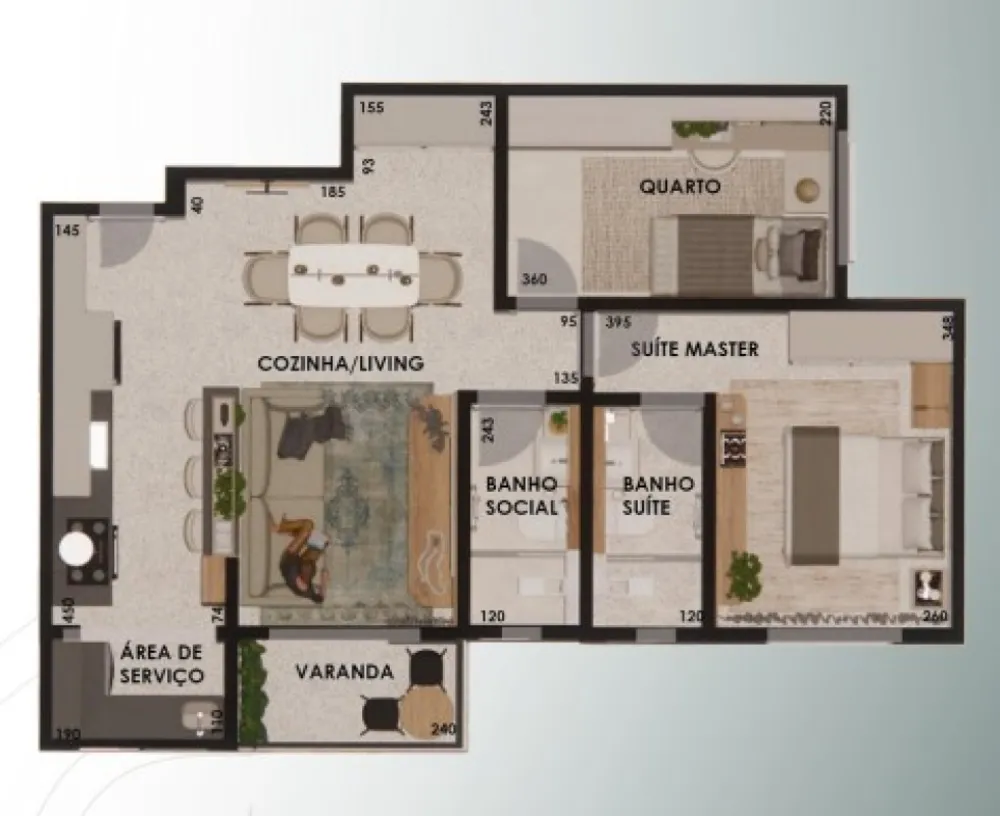 Apartamento, 2 quartos, 60 m² - Foto 9