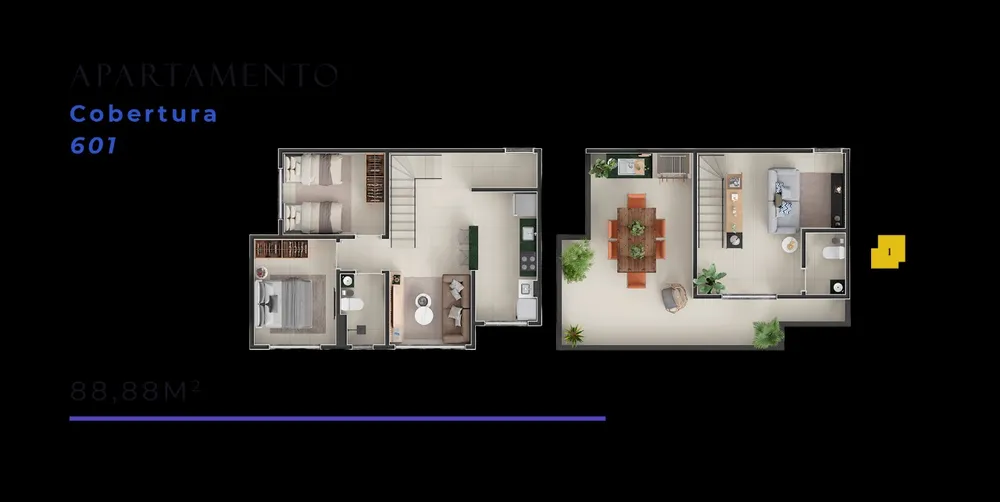 Cobertura, 2 quartos, 88 m² - Foto 7