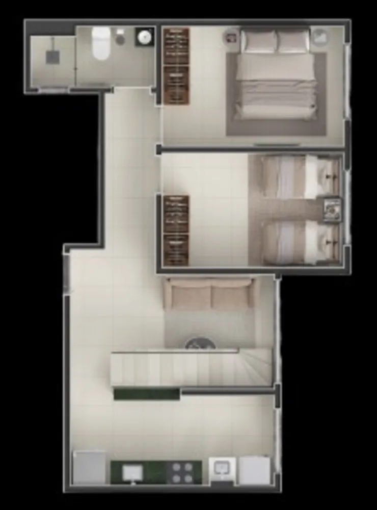 Cobertura, 2 quartos, 88 m² - Foto 9