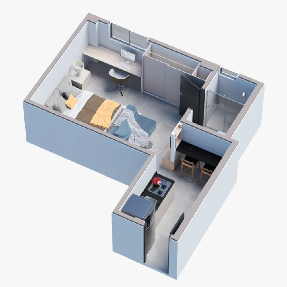 Apartamento, 1 quarto, 30 m² - Foto 4