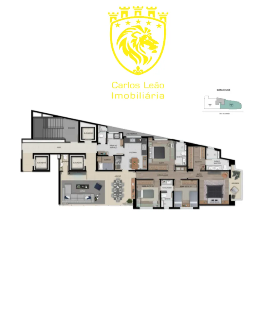 Apartamento, 4 quartos, 166 m² - Foto 4