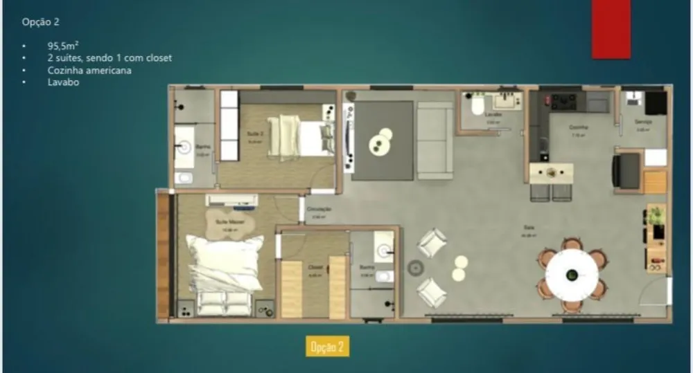 Cobertura, 3 quartos, 197 m² - Foto 11