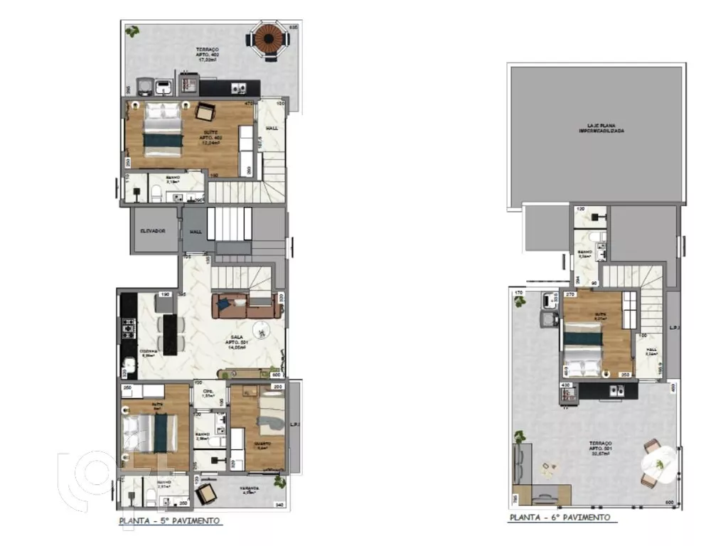 Apartamento à venda com 2 quartos, 51m² - Foto 3