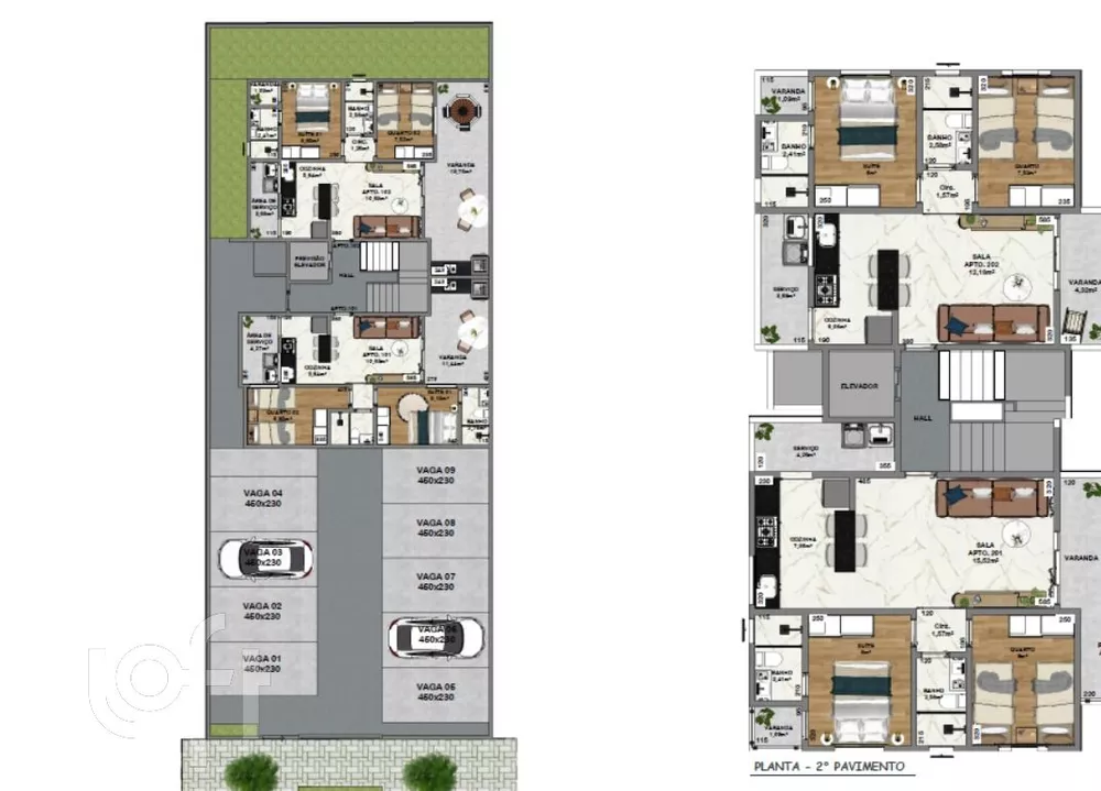 Apartamento à venda com 2 quartos, 51m² - Foto 1