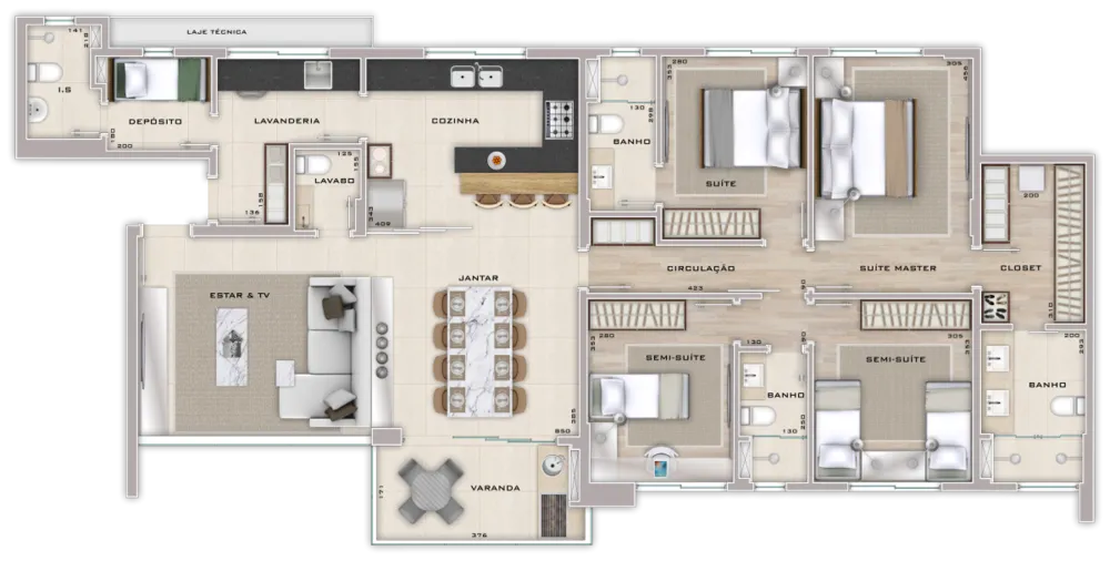 Apartamento, 4 quartos, 162 m² - Foto 6