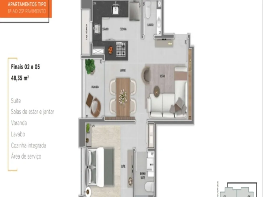 Apartamento, 2 quartos, 70 m² - Foto 24