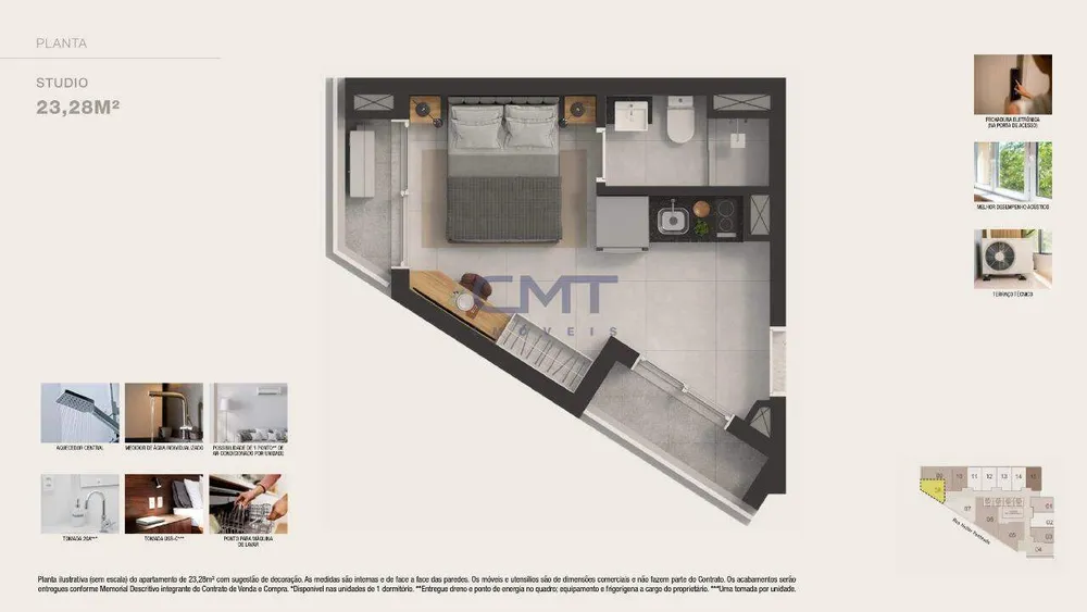 Apartamento, 1 quarto, 37 m² - Foto 10