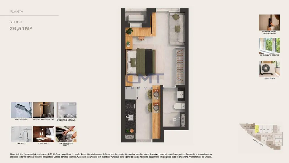 Apartamento, 1 quarto, 37 m² - Foto 13