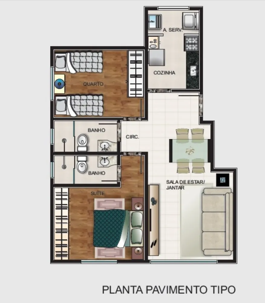 Apartamento, 2 quartos, 111 m² - Foto 12