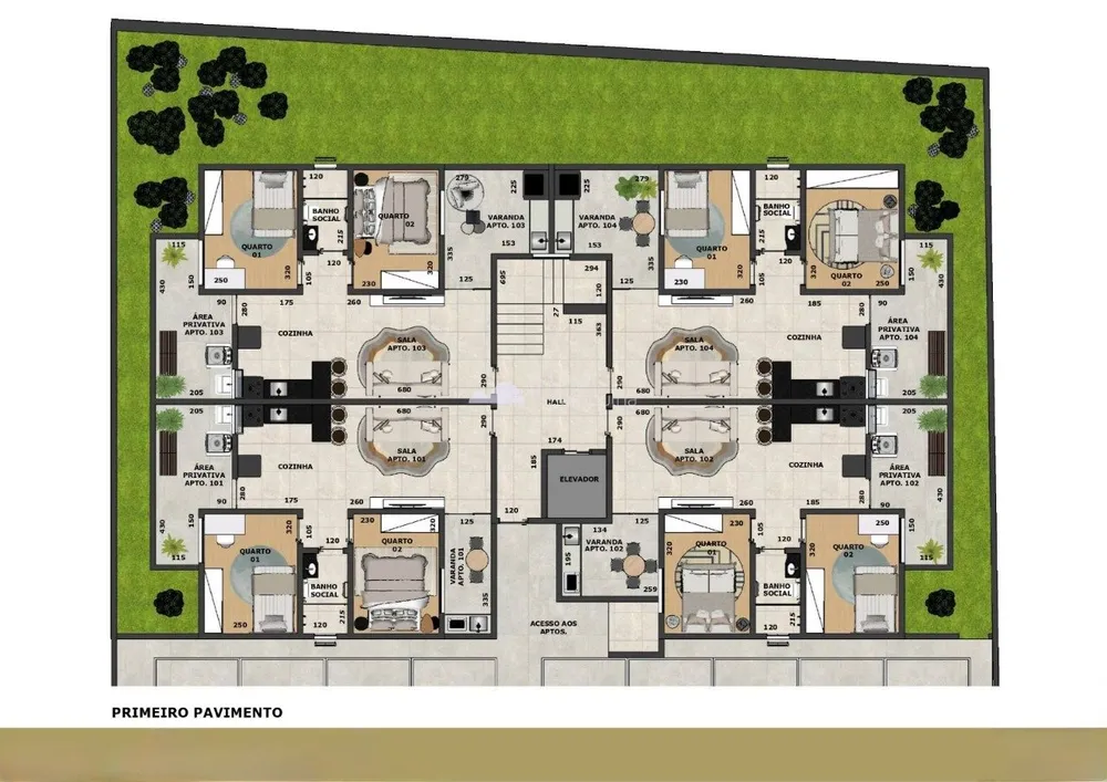 Apartamento, 2 quartos, 73 m² - Foto 3