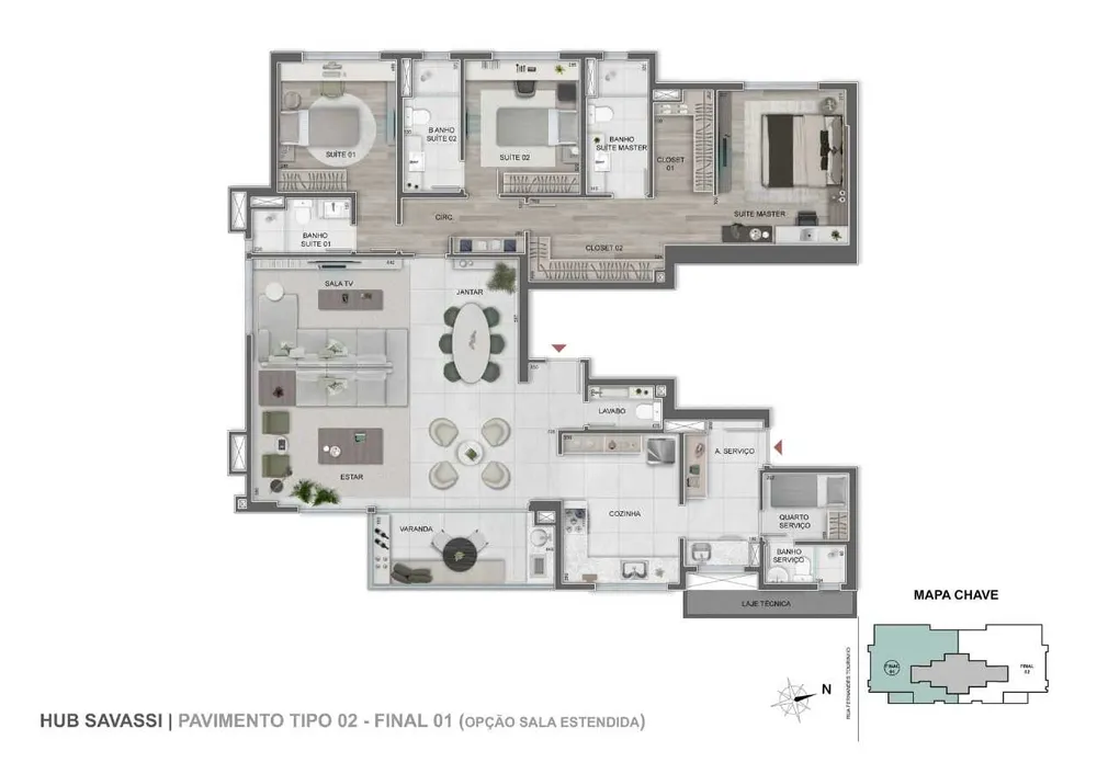 Apartamento, 3 quartos, 115 m² - Foto 11