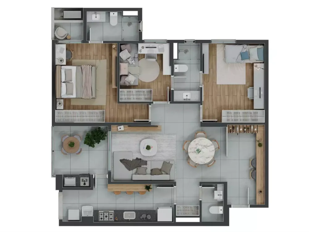 Apartamento, 4 quartos, 180 m² - Foto 15