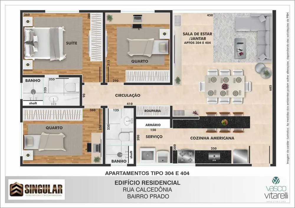 Apartamento, 3 quartos - Foto 4