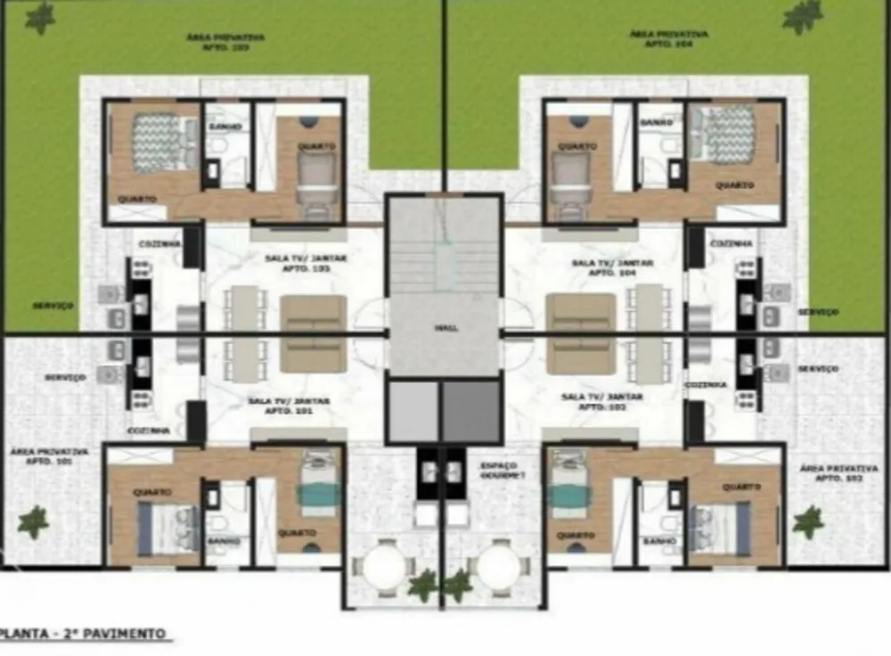 Apartamento, 2 quartos, 97 m² - Foto 1