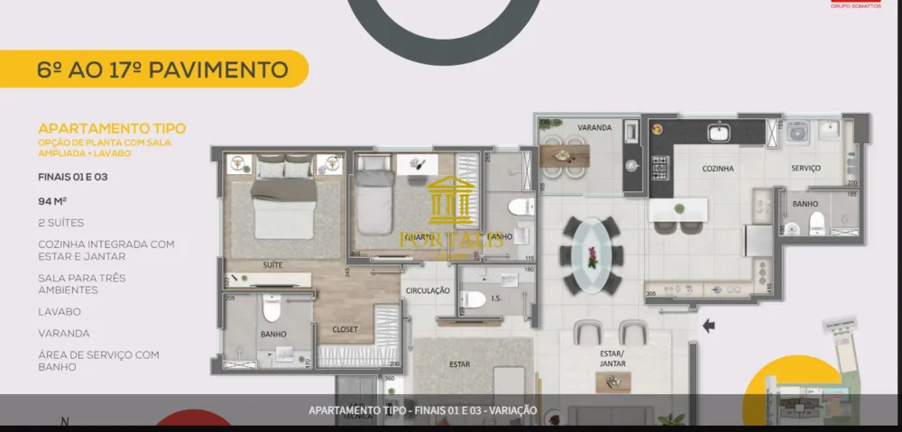 Apartamento, 3 quartos, 94 m² - Foto 23