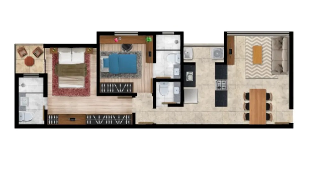 Cobertura, 2 quartos, 108 m² - Foto 9