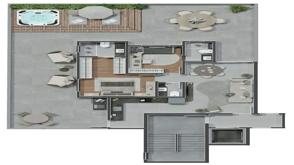 Apartamento, 2 quartos, 142 m² - Foto 3