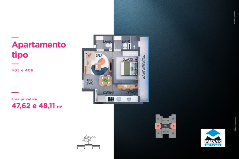 Apartamento à venda com 2 quartos, 85m² - Foto 11