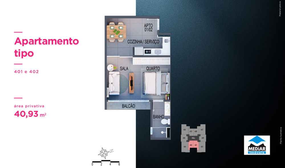 Apartamento à venda com 2 quartos, 85m² - Foto 9
