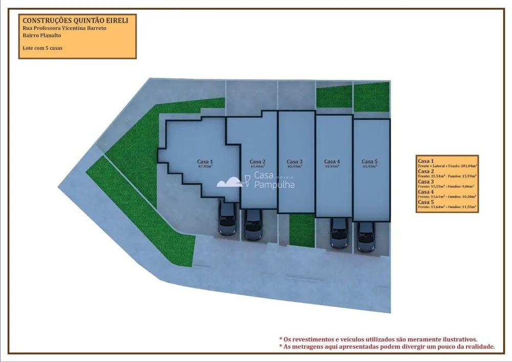 Casa, 2 quartos, 90 m² - Foto 9