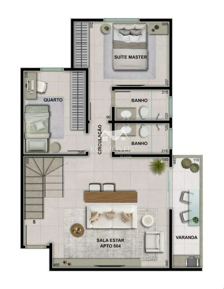 Cobertura, 2 quartos, 82 m² - Foto 21