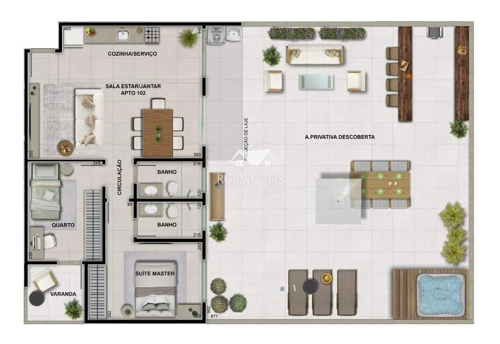 Cobertura, 2 quartos, 82 m² - Foto 15