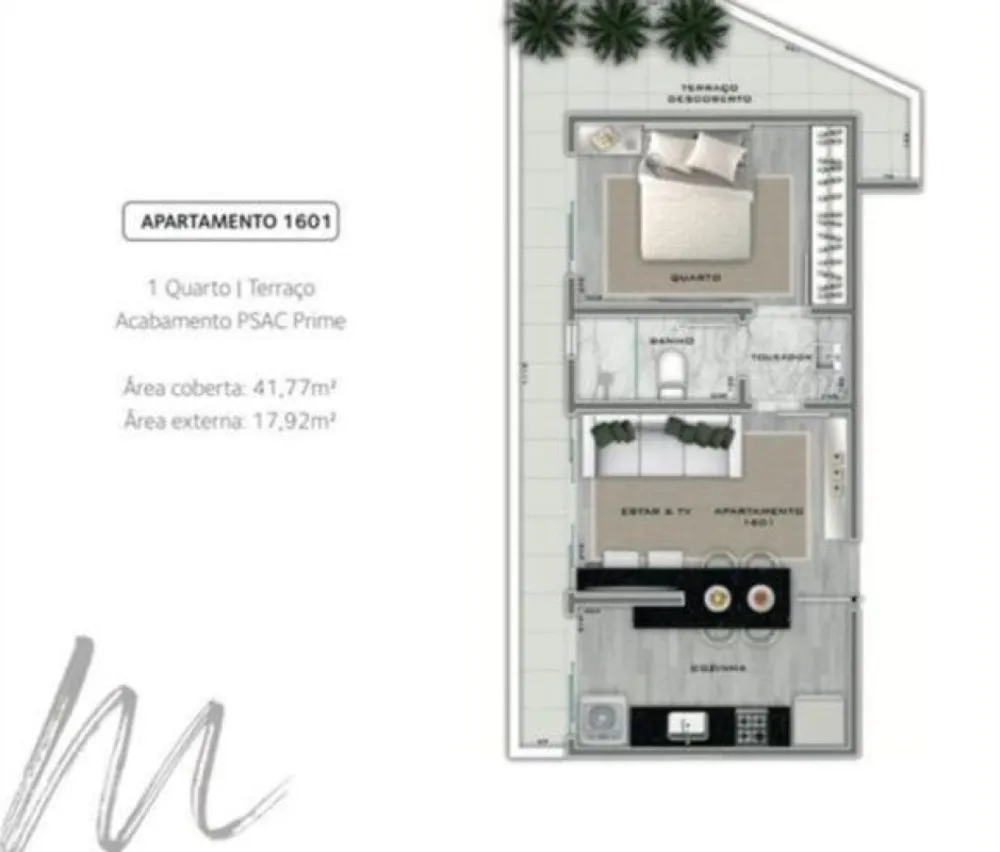Apartamento, 1 quarto, 60 m² - Foto 5