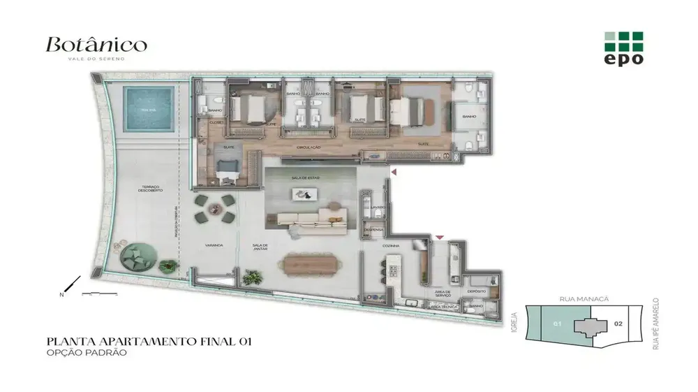 Apartamento, 3 quartos, 128 m² - Foto 4