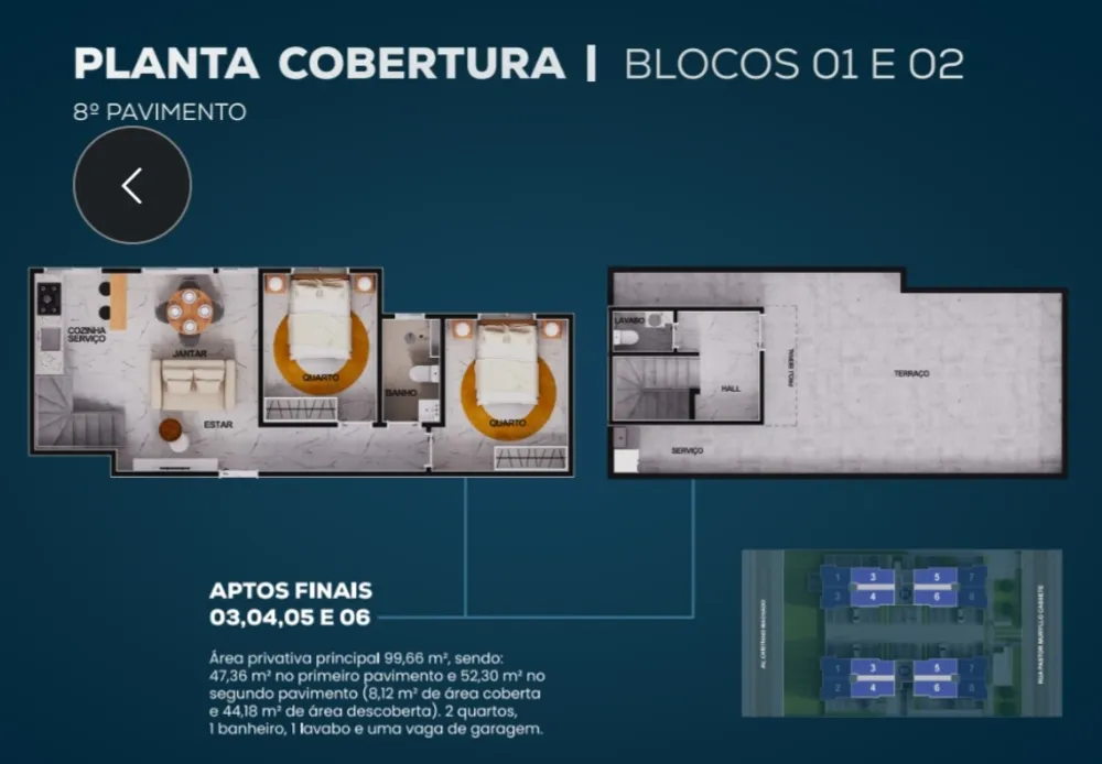 Cobertura, 2 quartos, 167 m² - Foto 4