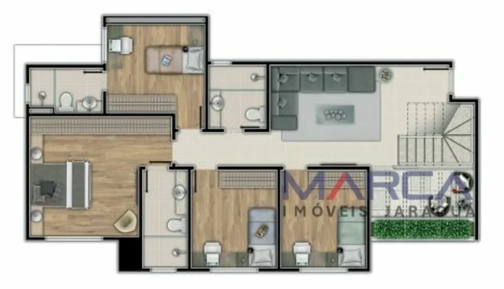 Cobertura, 4 quartos, 179 m² - Foto 8