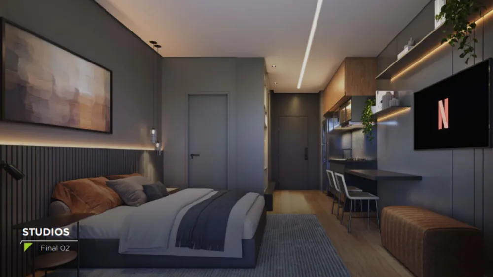 Apartamento, 1 quarto, 28 m² - Foto 2