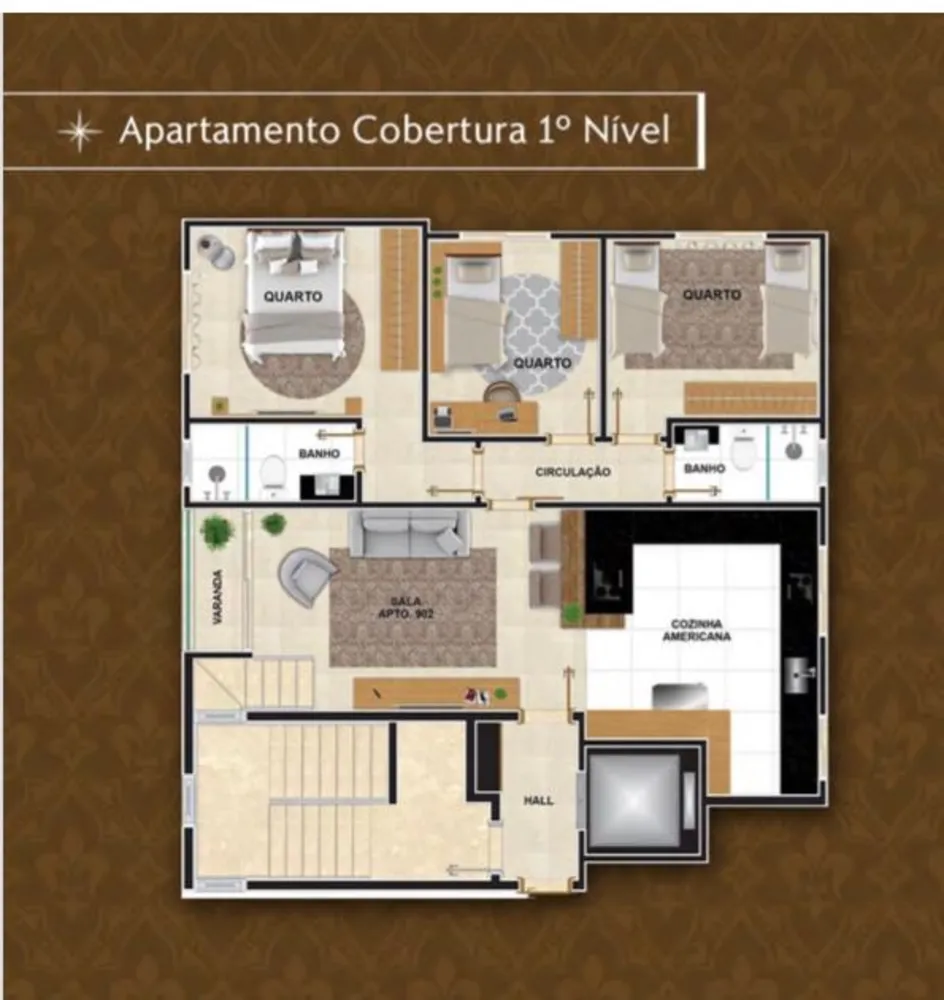 Cobertura, 4 quartos, 175 m² - Foto 4