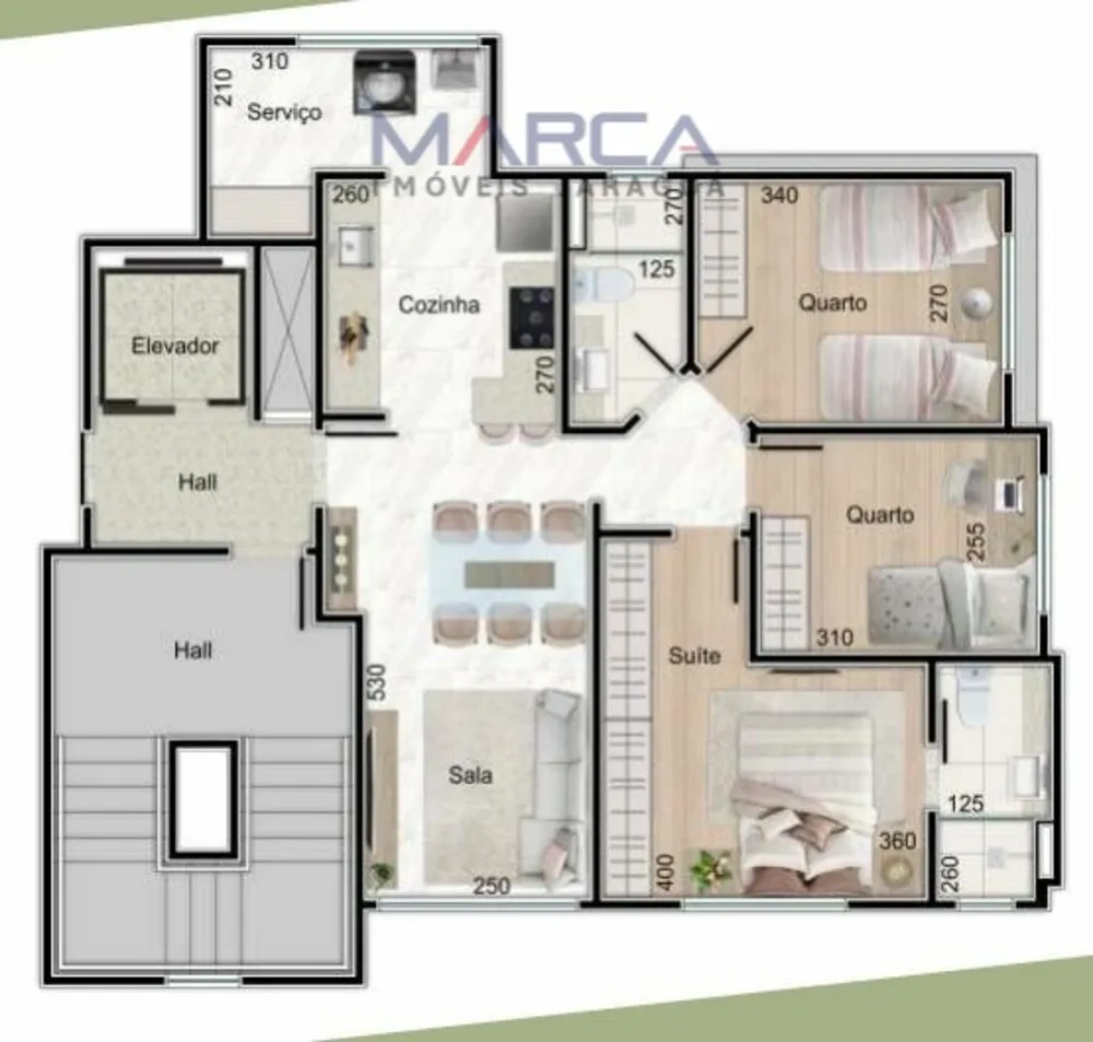 Apartamento, 3 quartos - Foto 3